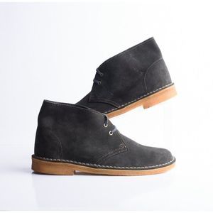Clarks Womens Loden Green Leather Lace Up Desert Ankle Boots Suede Chukka US 10